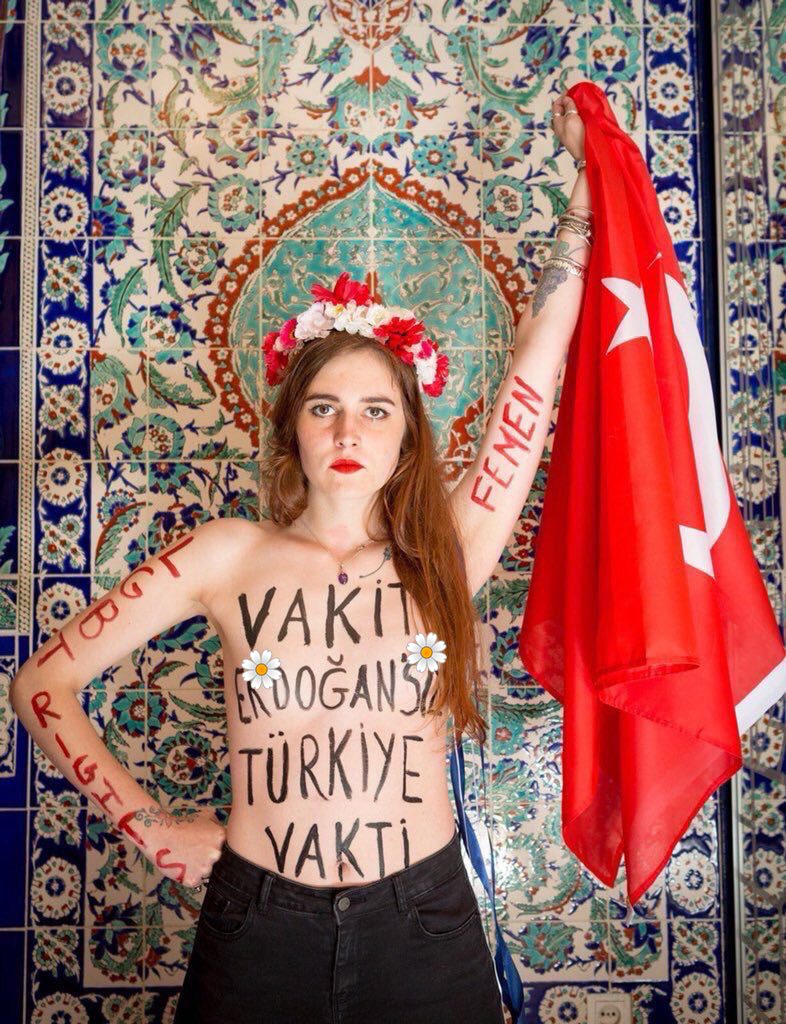 FEMEN’den seçim mesajı: Vakit AKP’siz İstanbul vakti!