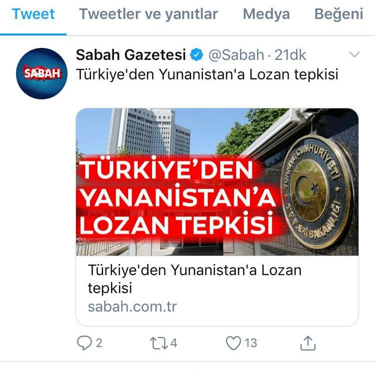 Sabah Gazetesi, Yunanistan’ı “Yananistan” yaptı!