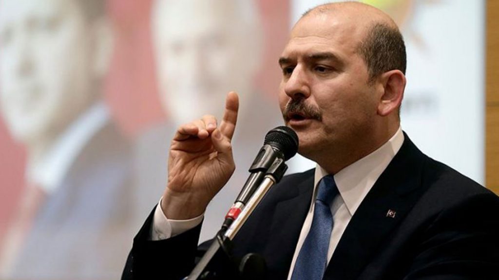 Trabzon’da protesto edilen Soylu: Buraya Demirtaş’ın kucağından gelmedim!