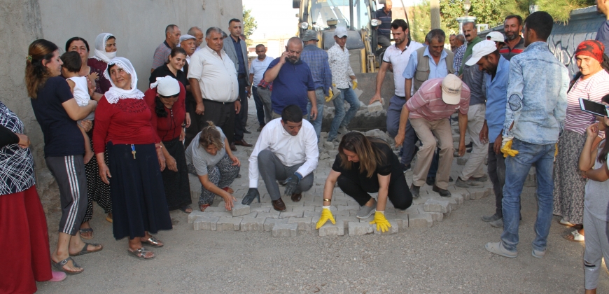 Bismil’in alevi köyü Türkmenhacı’da cemevi onarımı ve üst yapı çalışmalarına başlandı