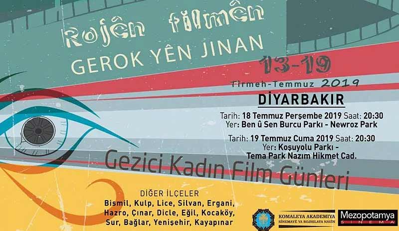 Diyarbakır Gezici Kadın Film Günleri start alıyor