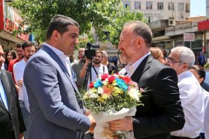 HDP Eşbaşkanı’ndan Bismil Belediyesi’ne “geçmiş olsun” ziyareti