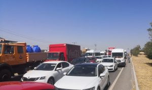 Diyarbakır il sınırında kuyruklar oluştu
