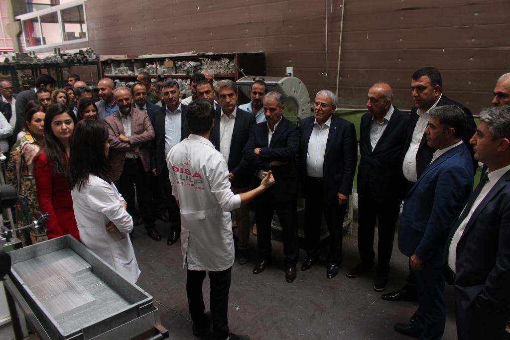 Diyarbakırlı sanayicilerden yerel ve milli markalara ziyaret