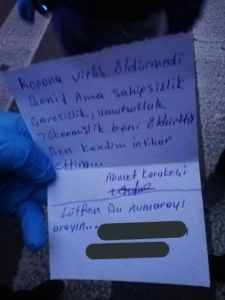 Çaresizlikten yaşamına son verdi… Yürek burkan intihar notu