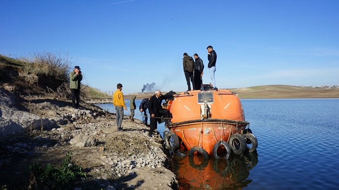 Denizi olmayan Diyarbakır’a denizaltı getirdiler!