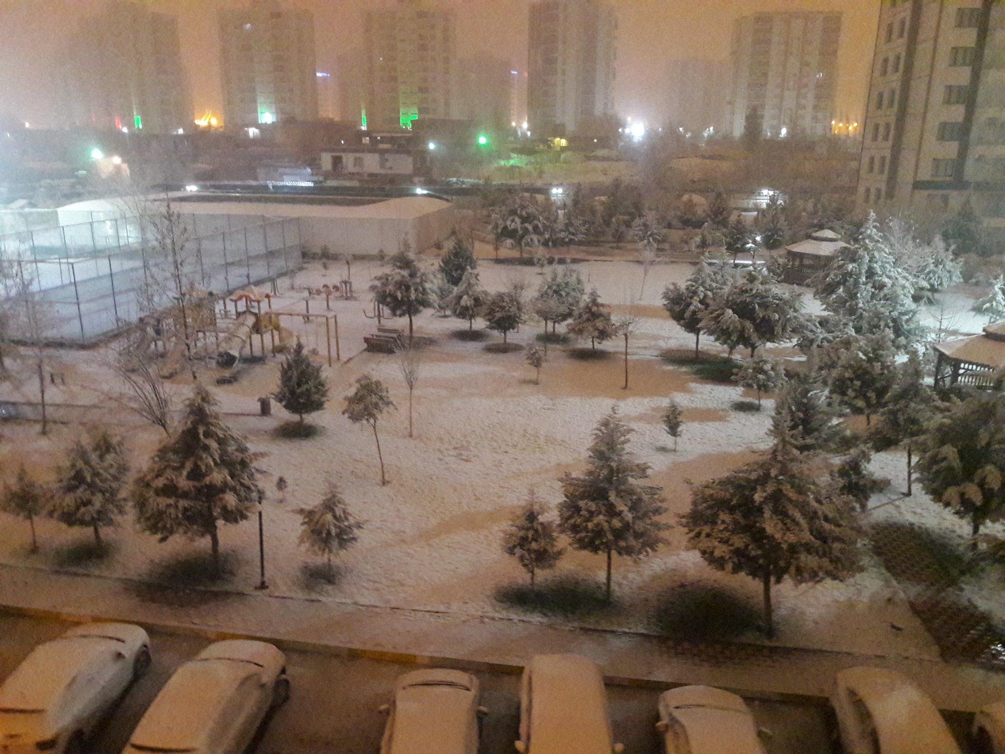 Diyarbakır’da ilk kar yağışı TT oldu