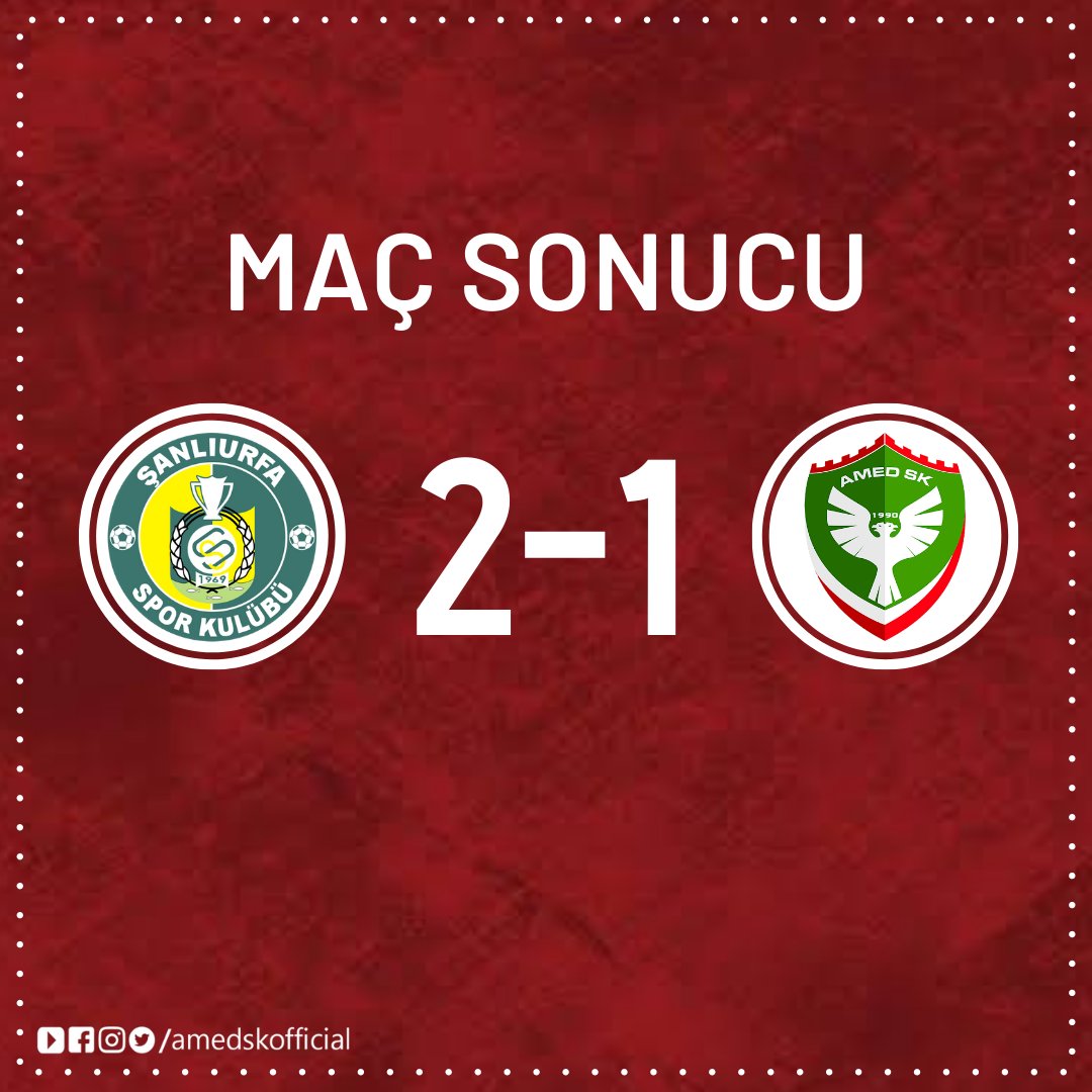 Amedspor, lig sonuncusuna boyun eğdi