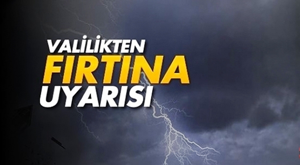 Diyarbakır’da şiddetli fırtına uyarısı