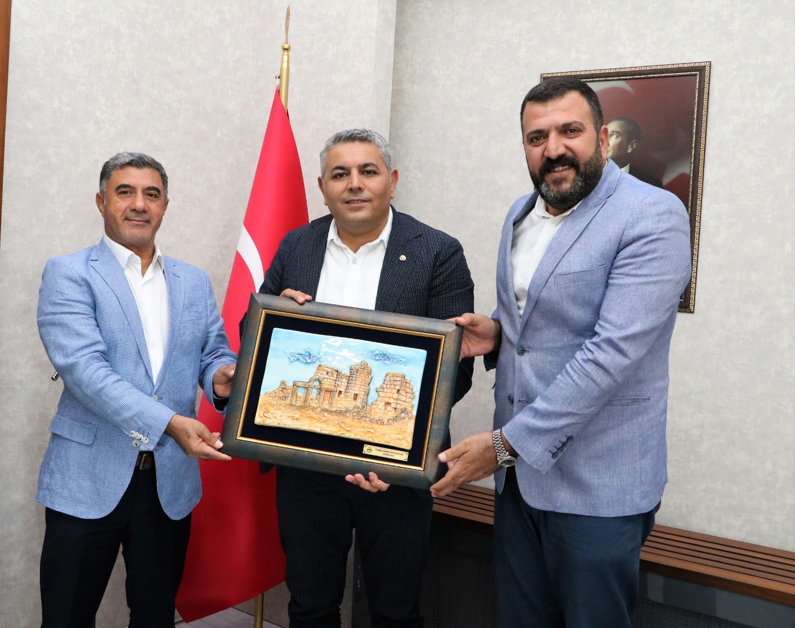 TOBB yöneticilerinden OSB Başkanı Fidan’a ziyaret