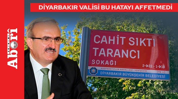 Diyarbakır Valisi’ni kızdıran hata