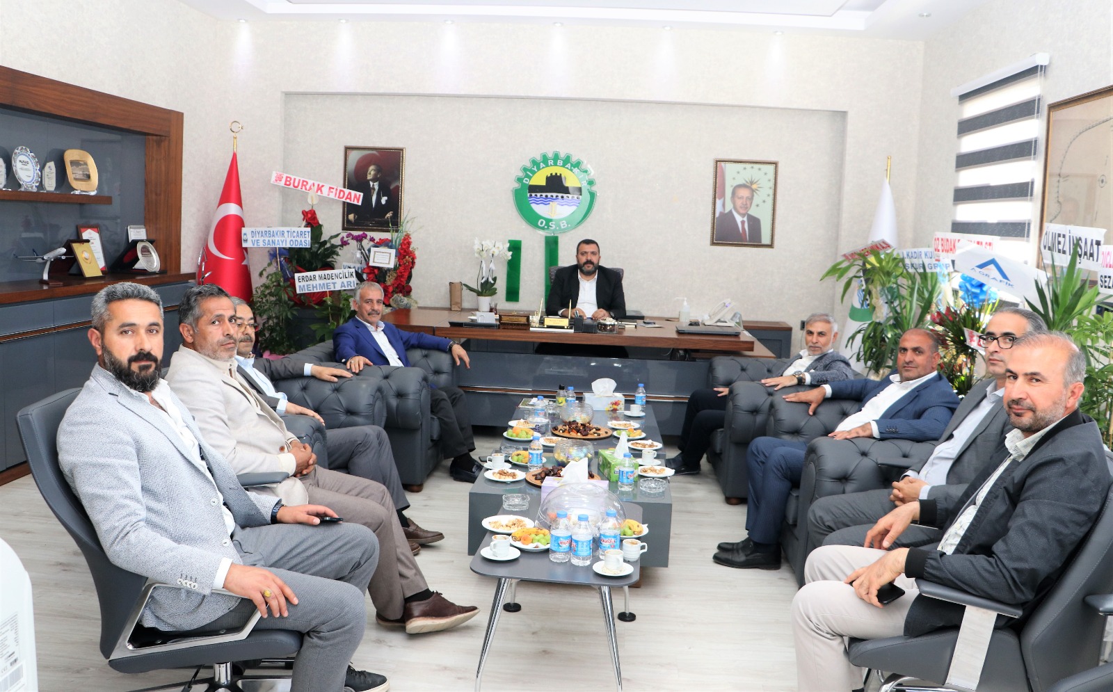 Ahmet Karavil’den OSB yönetimine teşekkür ziyareti