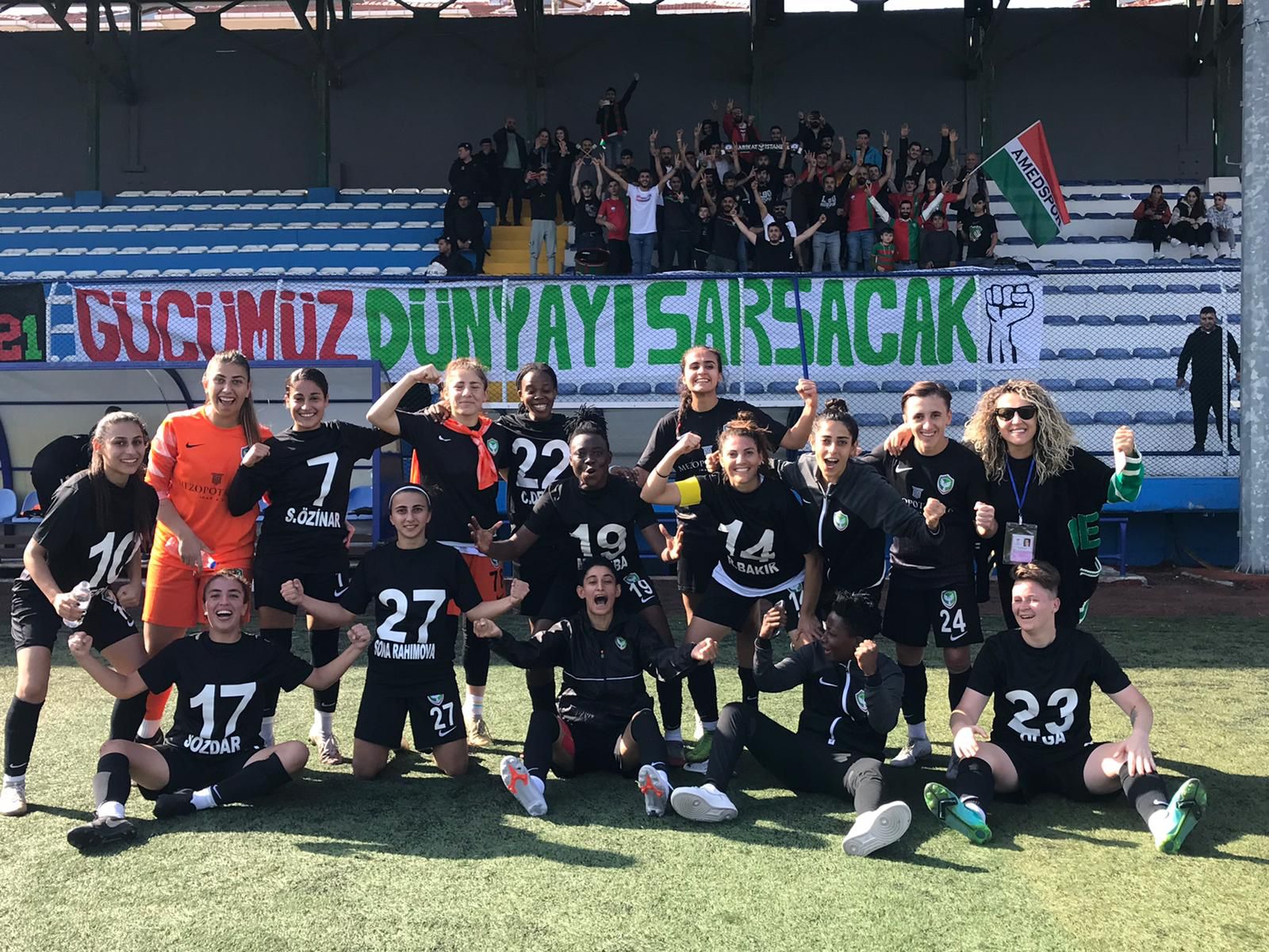 Amedspor Kadın Futbol Takımı’ndan farklı galibiyet: 9-1