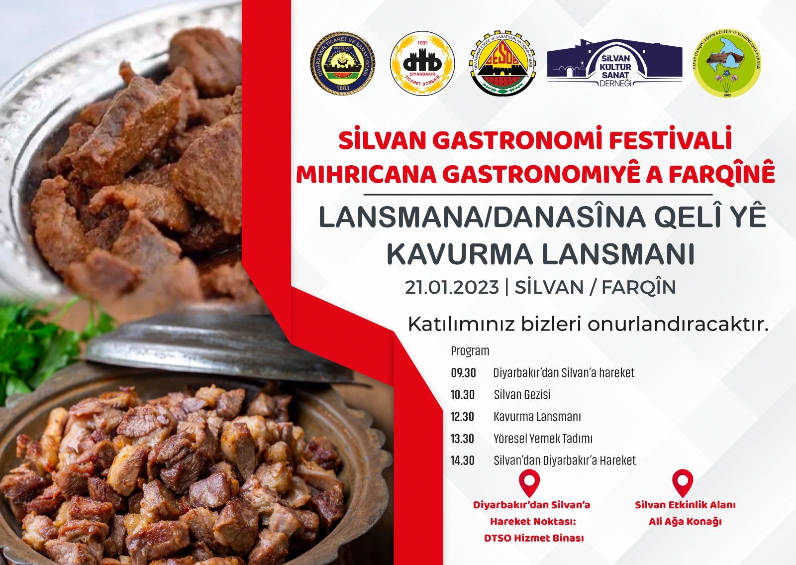 Silvan’da Gastronomi Festivali: Lezzetler görücüye çıkacak