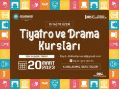 Diyarbakır’da bahar dönemi tiyatro ve drama kursları için kayıtlar başladı
