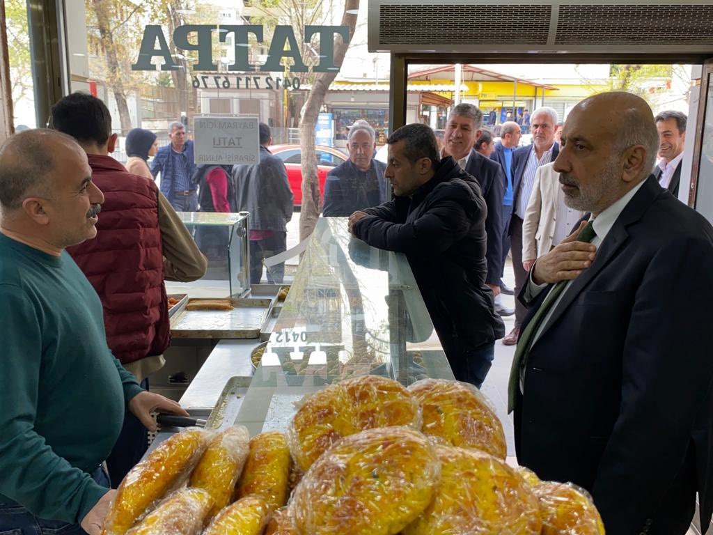 DTSO, vekil adaylarından önce sahaya indi esnafın derdini dinledi