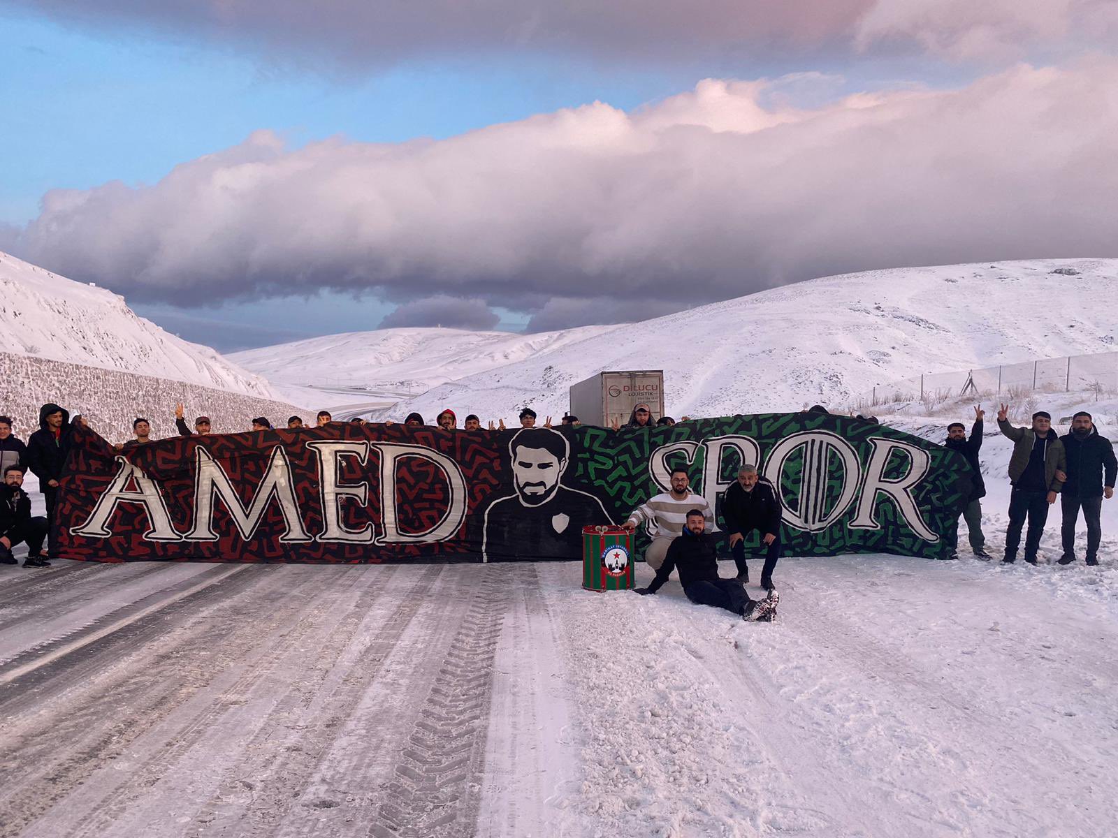 Amedspor sevgisi mesafe tanımadı