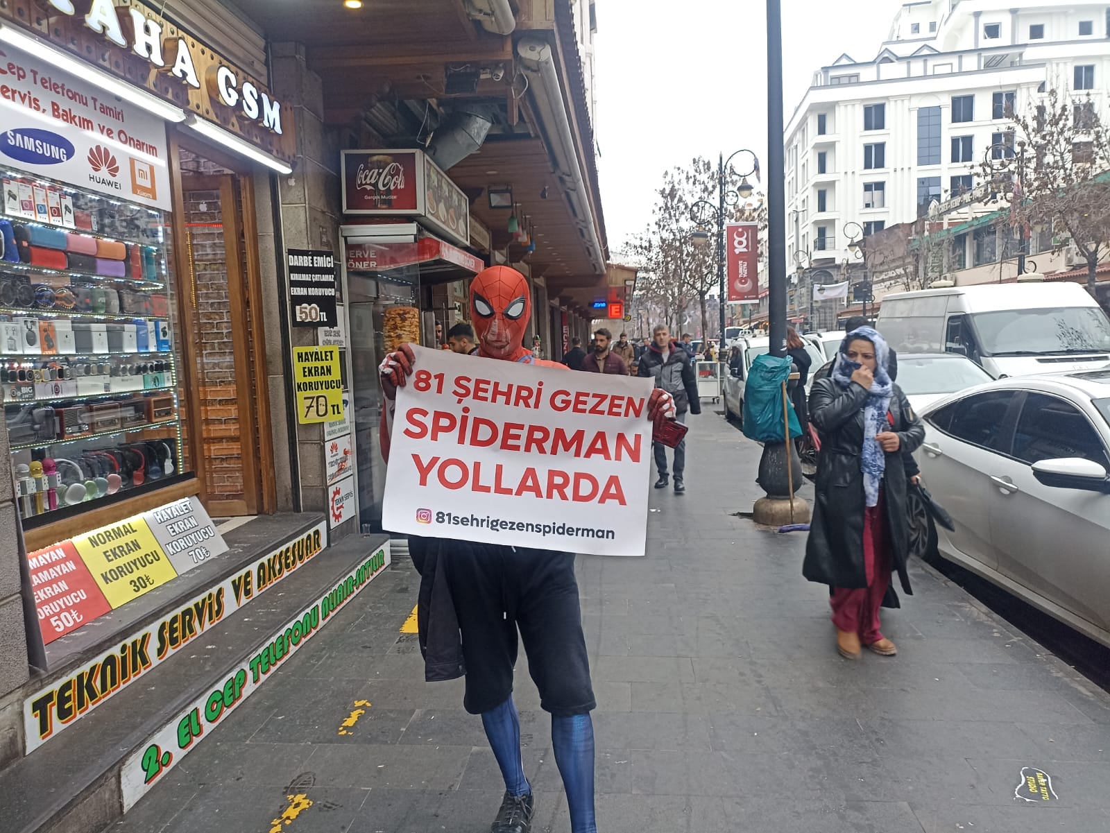 Spider-Man bu kez Diyarbakır’da
