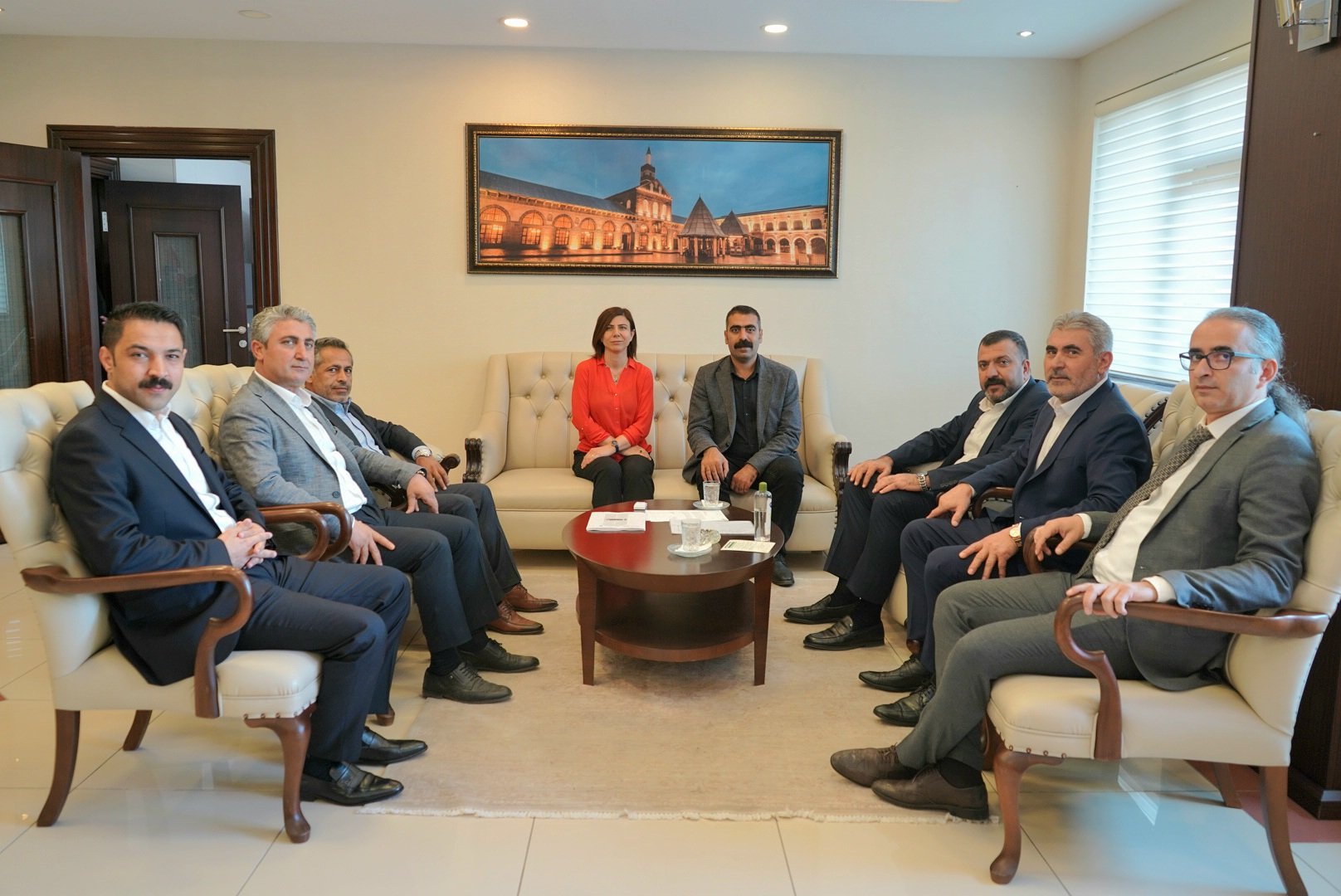 Diyarbakır OSB’den eş başkanlara tebrik ziyareti