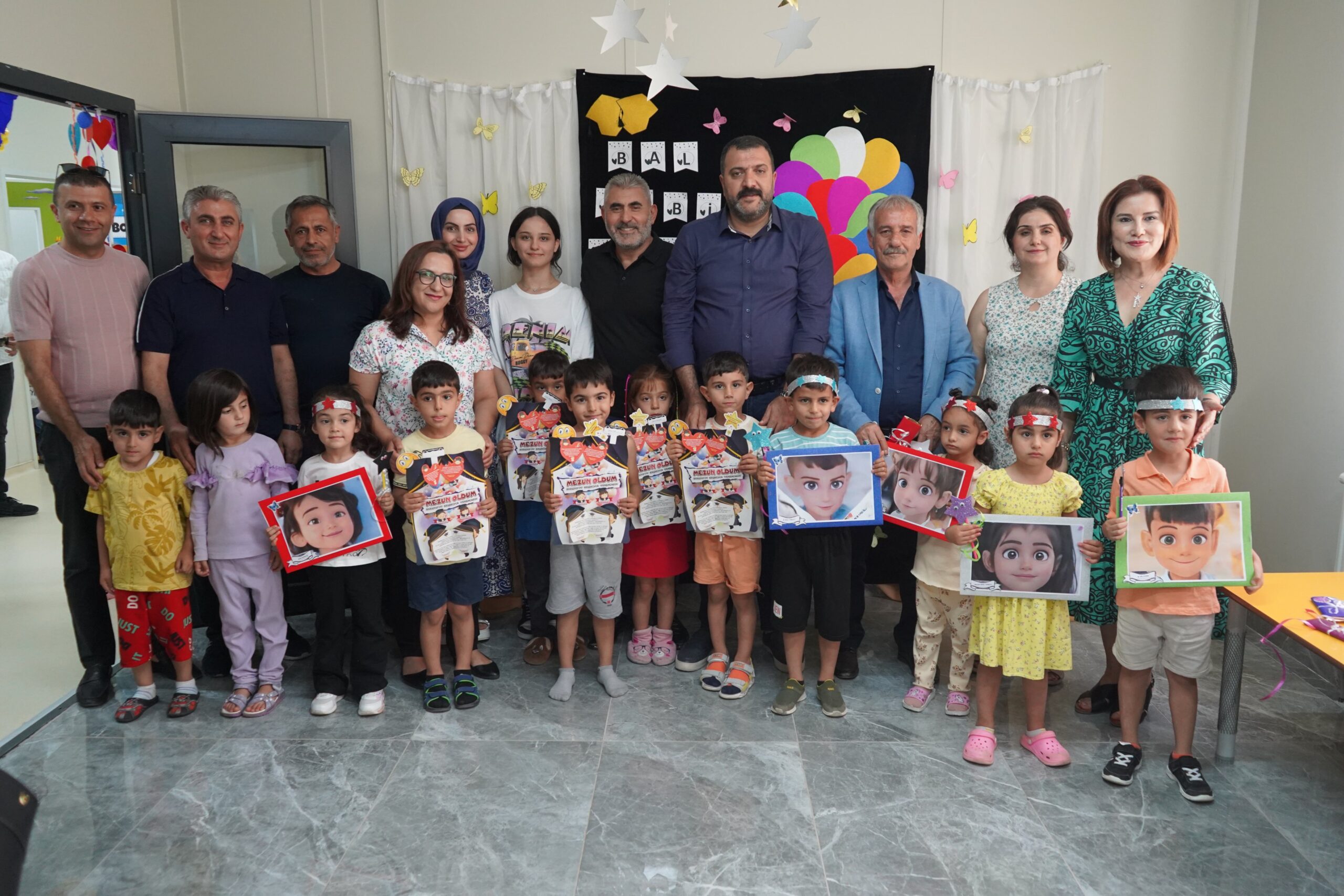 Raif Türk Anaokulu’nda karne heyecanı