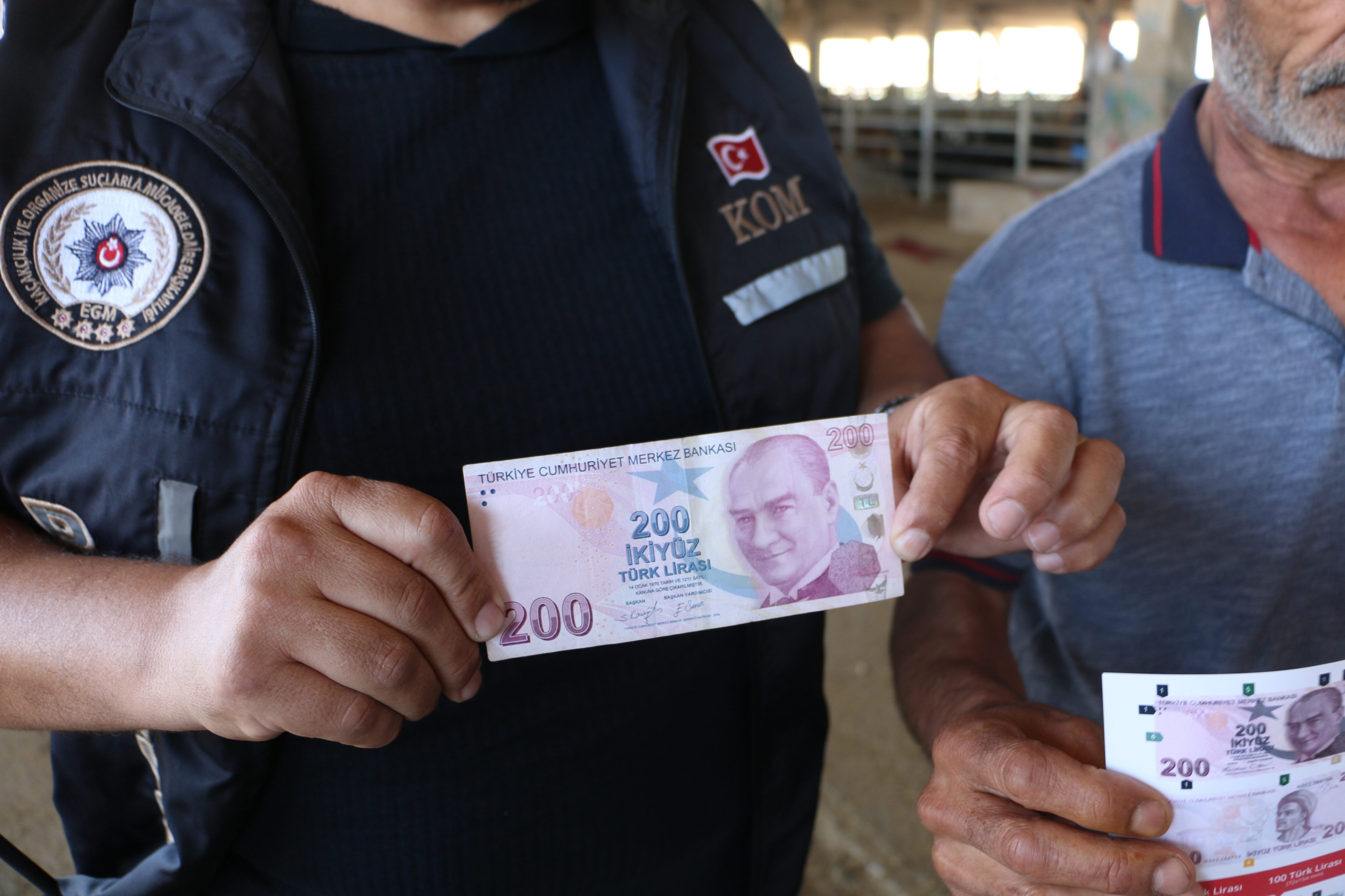 Diyarbakır Canlı Hayvan Borsası’nda sahte para uyarısı