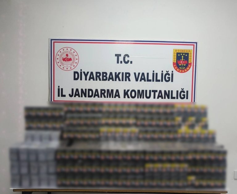 Diyarbakır’da jandarmadan kaçakçılık operasyonu