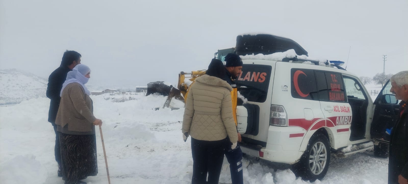 Diyarbakır’da kar altında sağlık seferberliği