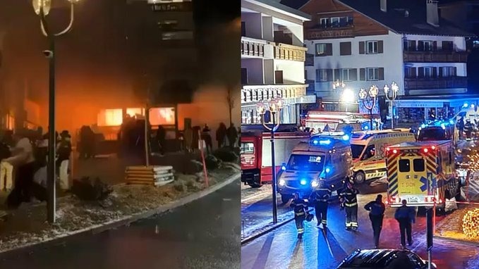 İsviçre’de patlama: Alevler arasında kalan 40 kişi öldü