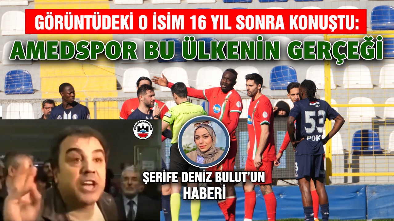 Görüntüdeki o isim 16 yıl sonra konuştu: Amedspor bu ülkenin gerçeği