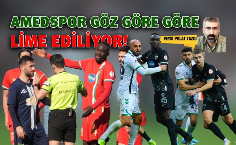 Amedspor göz göre göre lime ediliyor!