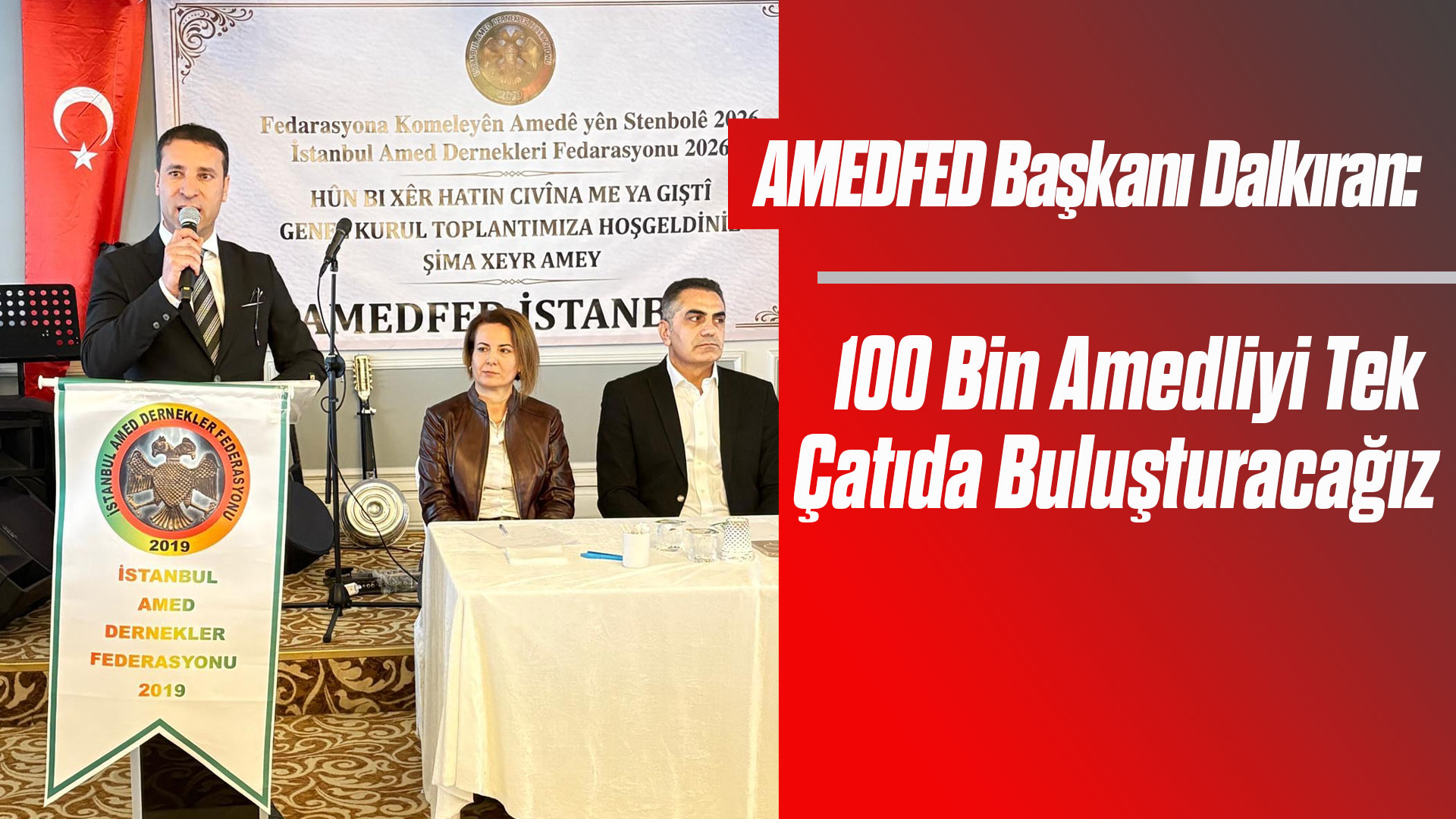 AMEDFED Başkanı Dalkıran: 100 bin Amedliyi tek çatıda buluşturacağız
