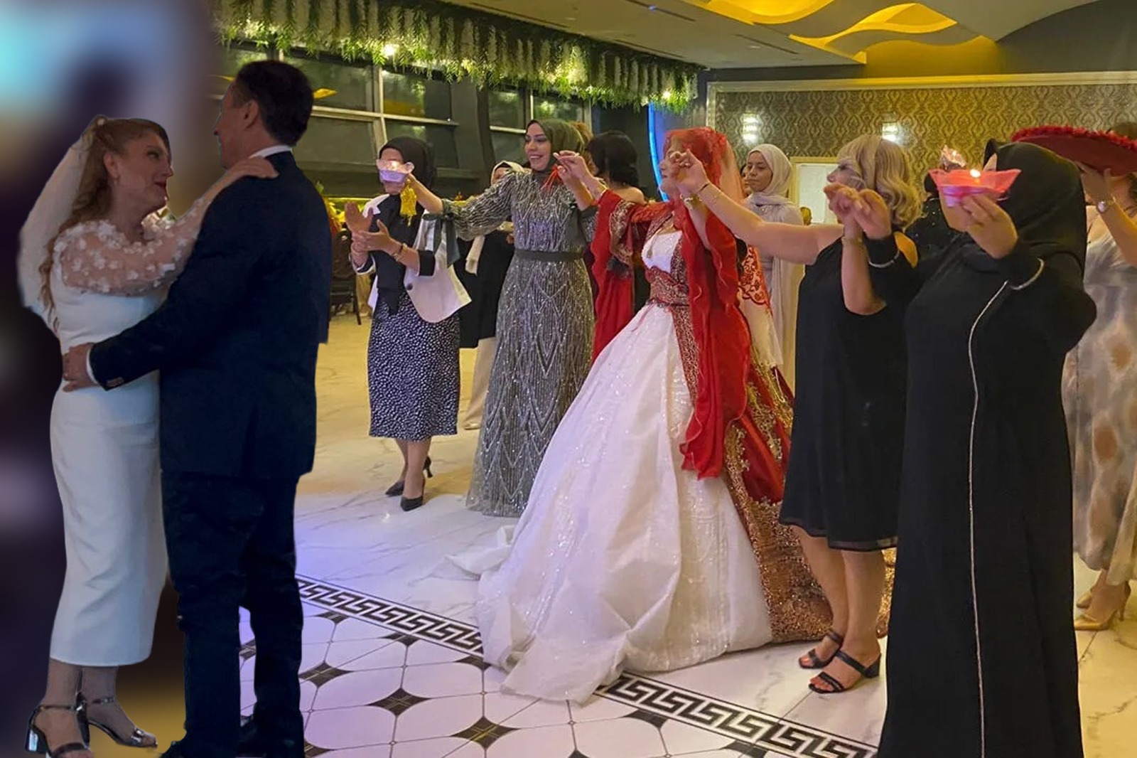 Diyarbakır’daki damatsız düğün İsveç’te tamamlandı