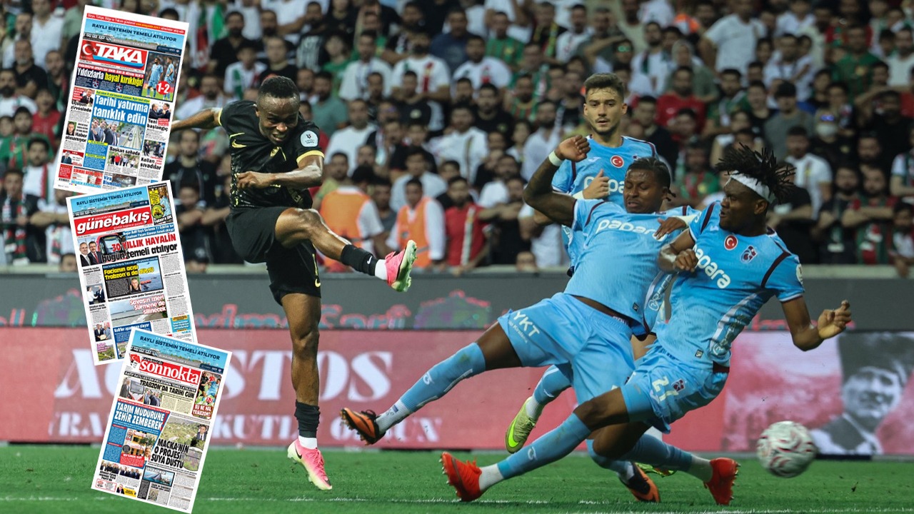 Trabzon basını Amedspor yenilgisini manşete taşıdı: Bu ne hal?